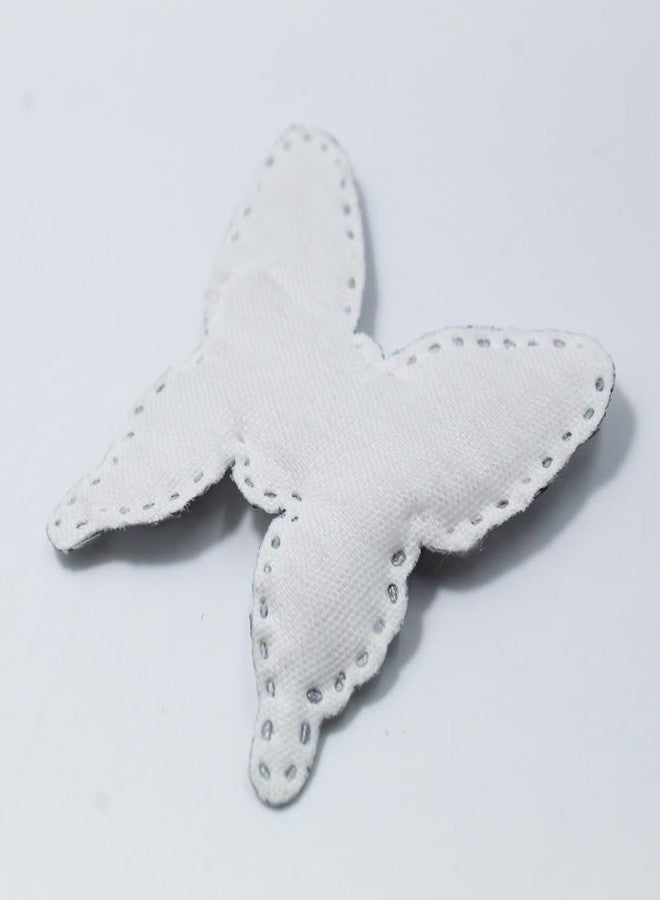 Artify | 20pcs Multicolor Sequin Butterfly | Fabric Butterfly Patches for Wedding Bridal Dress, Appliques, Sewing, Craft, DIY, Party Clothes, Hair Accessories - Image 4